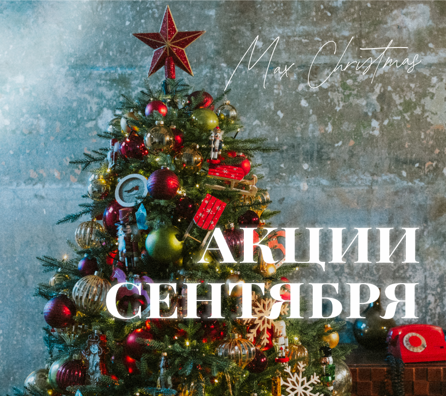 Акции на елки в сентябре