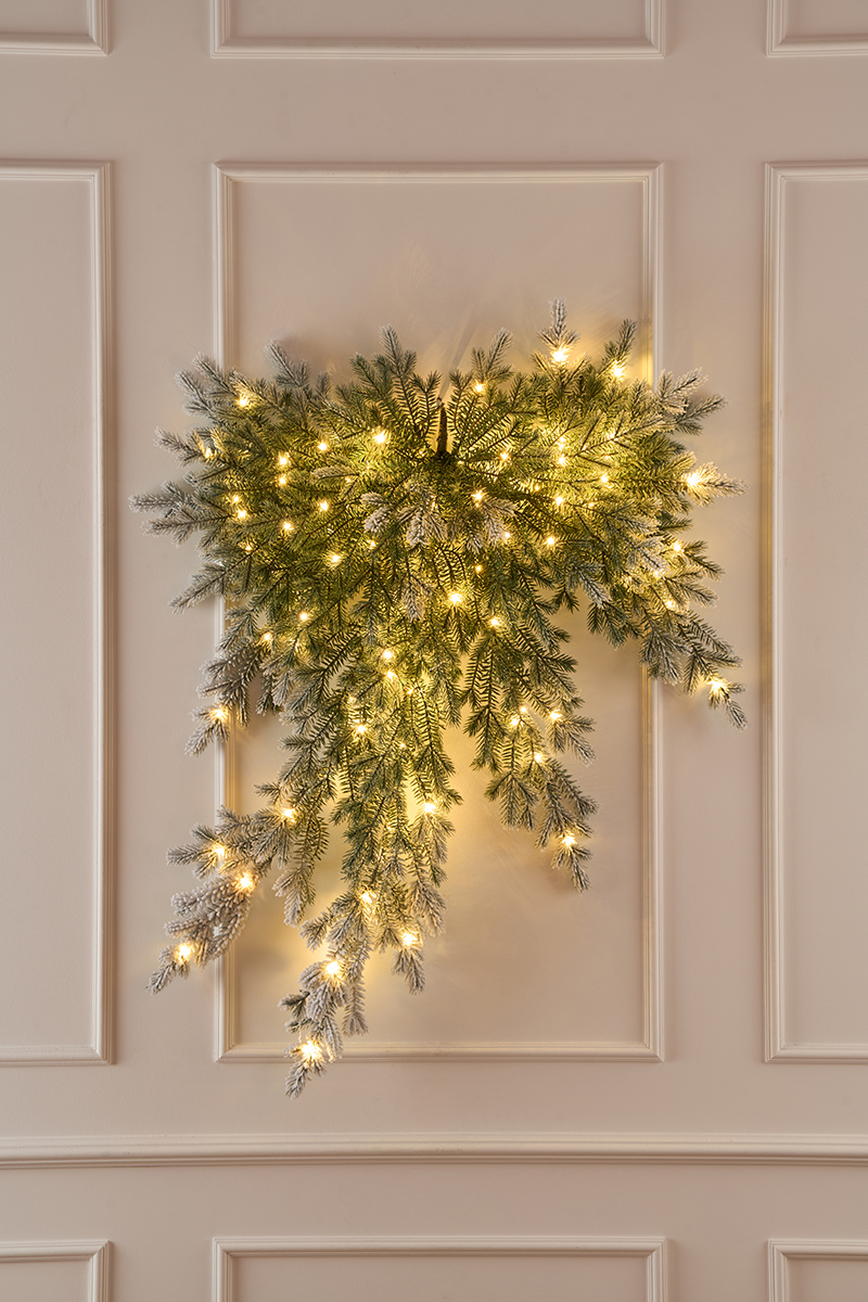 Фиджи бант иней с лампочками