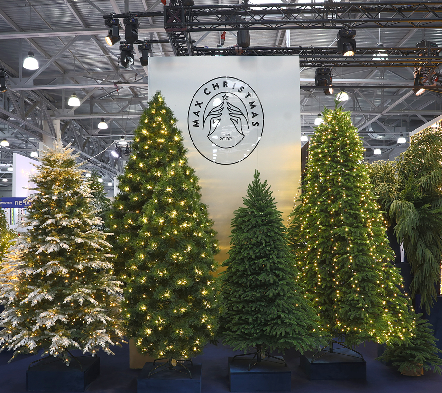 Max Christmas на выставке Christmas Box Подарки 2026: новые дизайнерские елки и премиум-декор