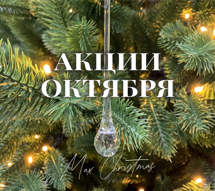 Акции на елки в октябре