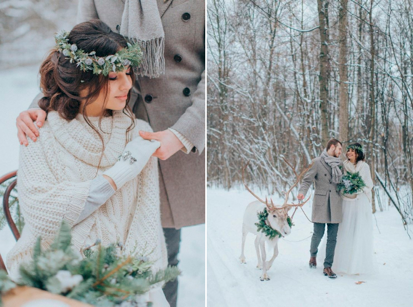 Свадьба зимой: образы