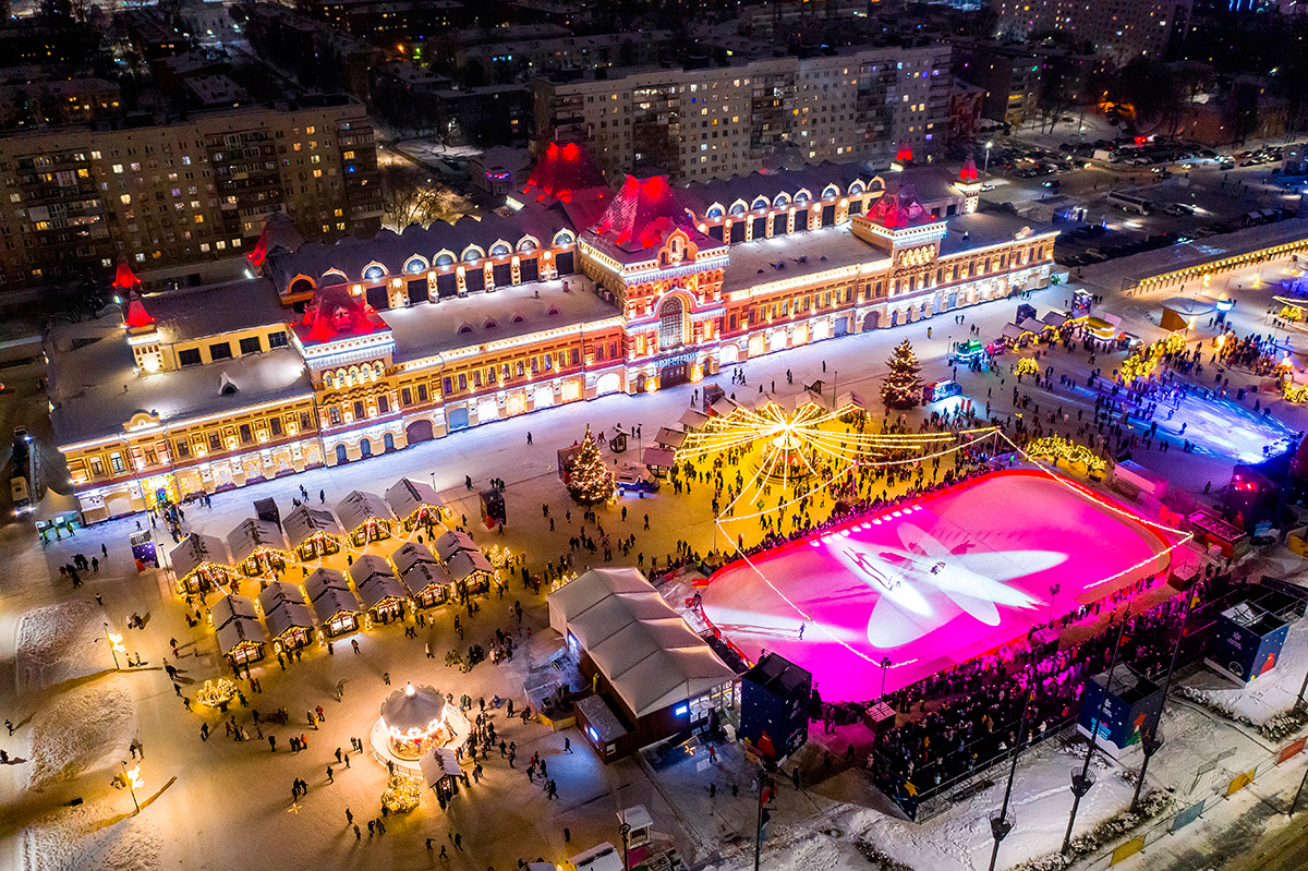 Новогоднее украшение Нижнего Новгорода