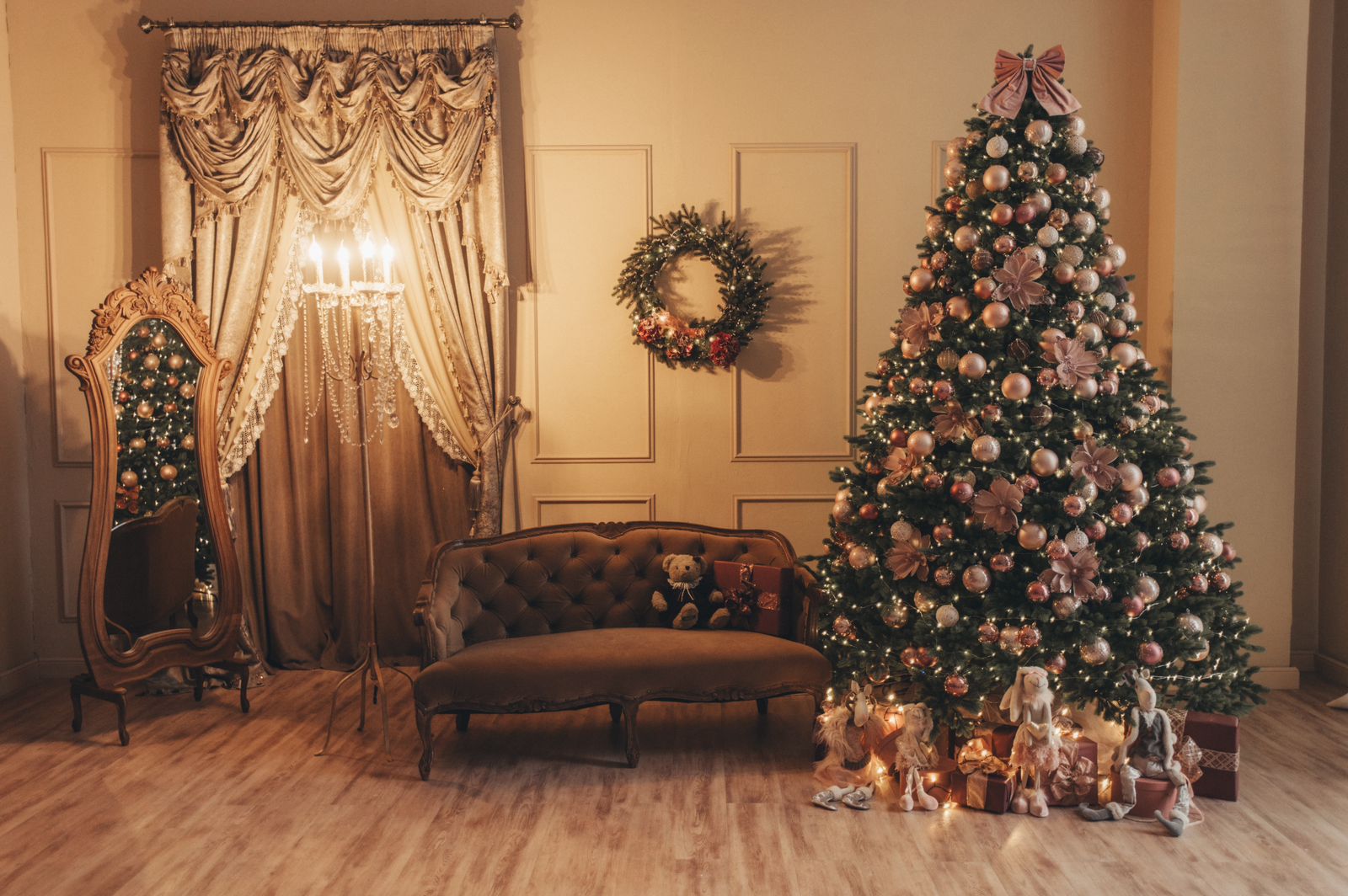 Бант на ёлку