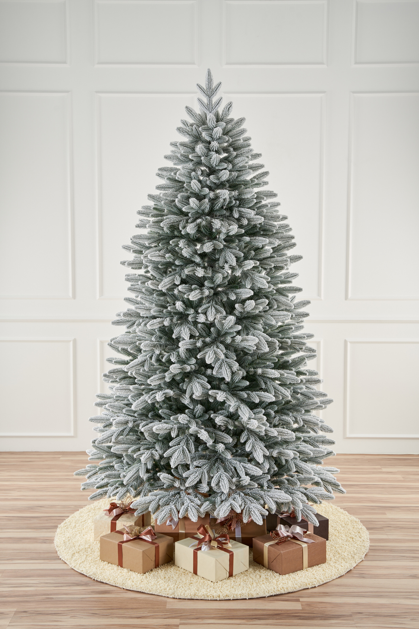 Ель искусственная литая Самарская заснеженная