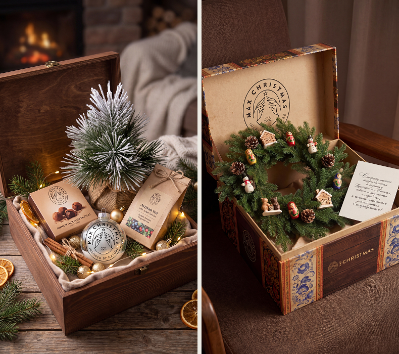 Подарки с продукцией Max Christmas