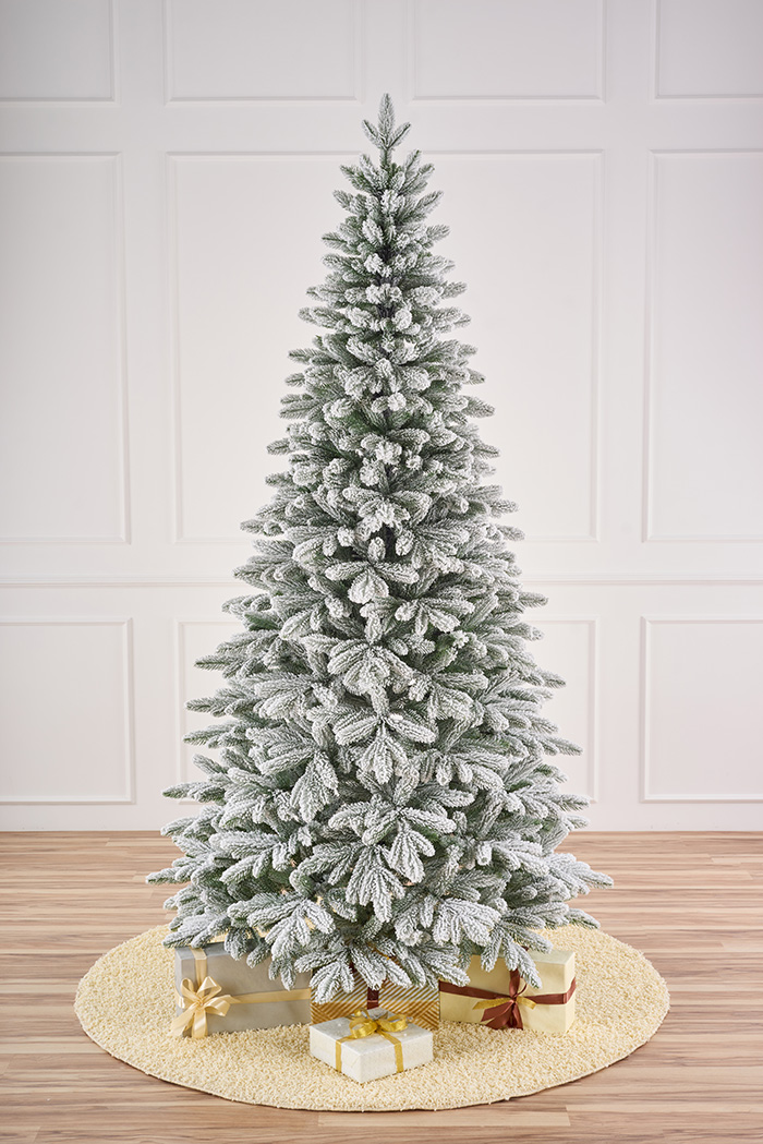 Ель искусственная литая Тверская заснеженная