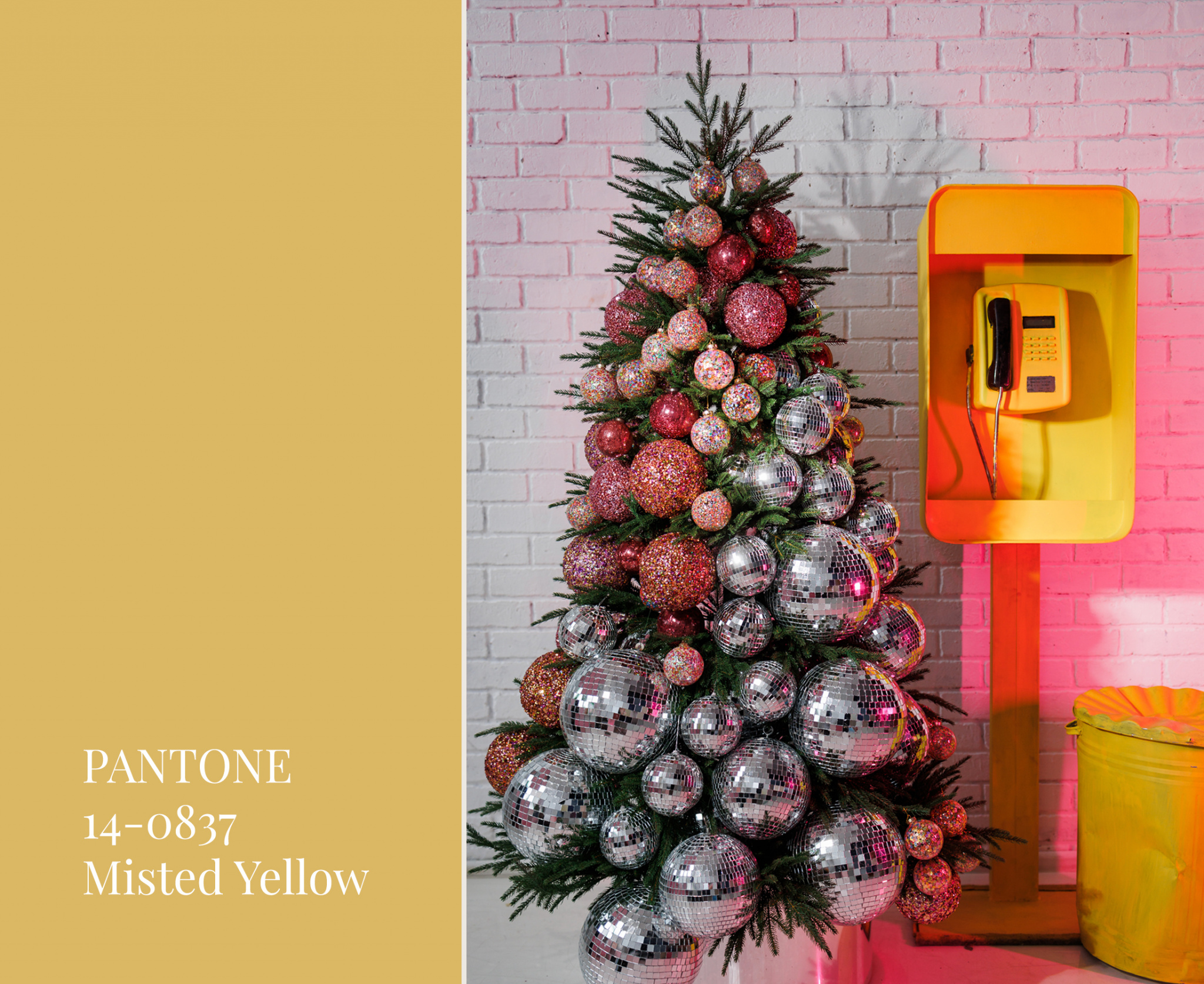 Модный интерьер Misted Yellow