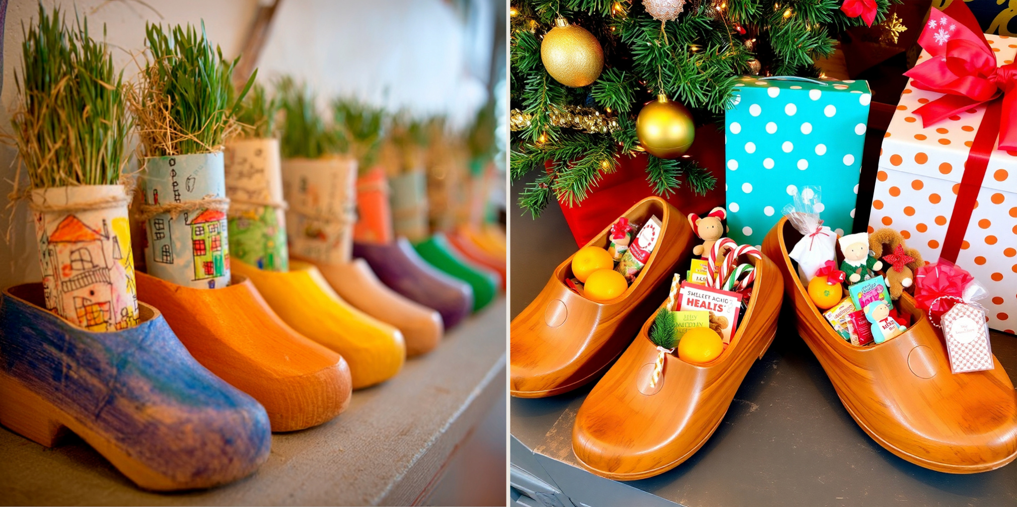 Новогодняя традиция: обувь и морковь