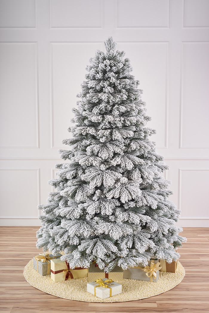 Ель искусственная литая Императрица заснеженная