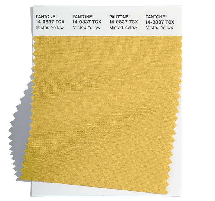 PANTONE 14-0837 Misted Yellow