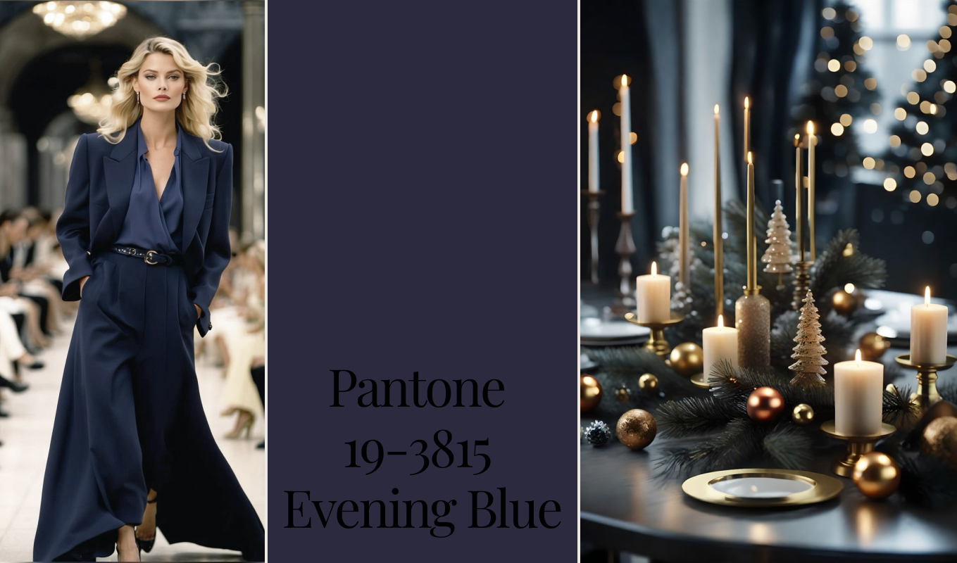 PANTONE 19-3815 Evening Blue