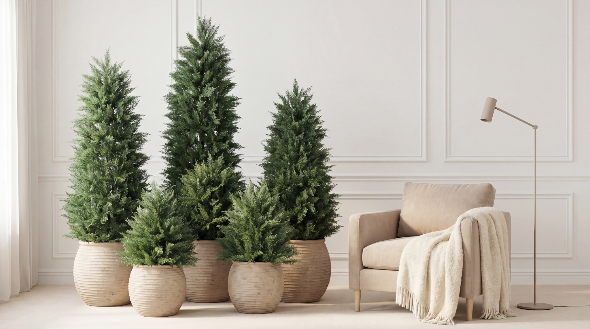 Литые туи от Max Christmas