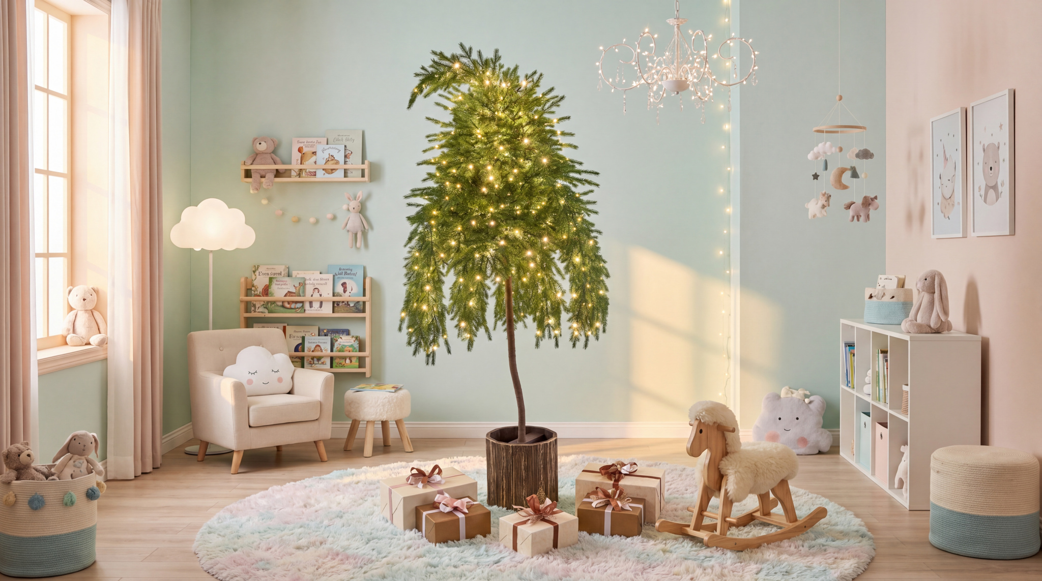 Фиджи с лампочкам от компании Max Christmas