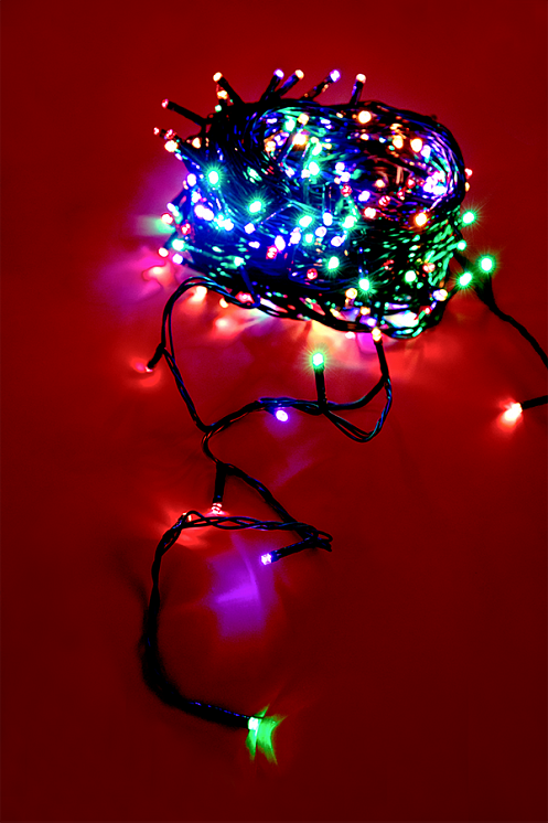Светодиодная гирлянда нить 100 ламп 100L/M/G/R