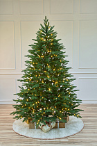 Елка с лампочками литая Пушкинская