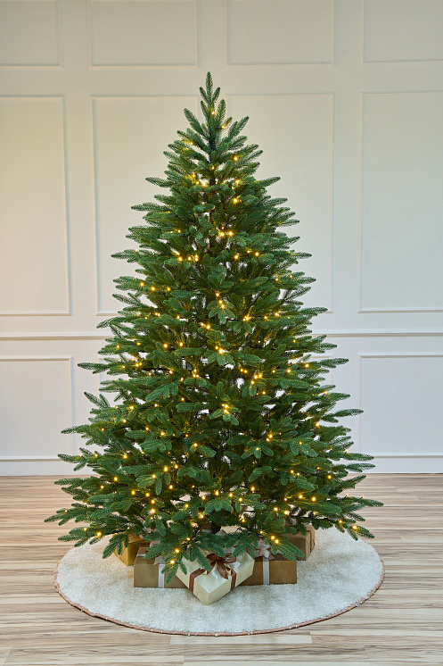 Елка с лампочками литая Пушкинская