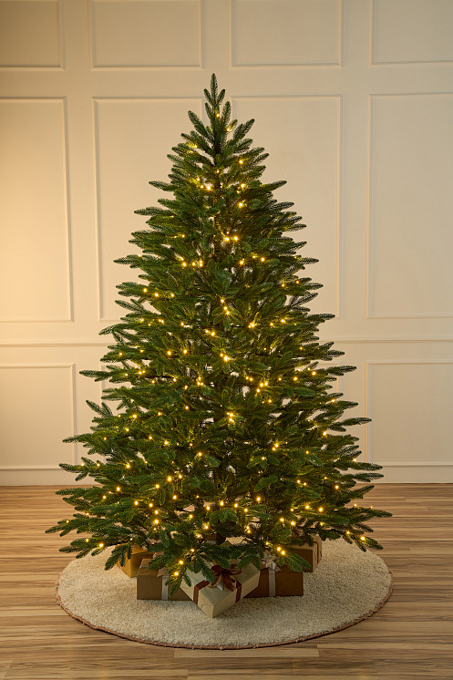 Елка с лампочками литая Пушкинская