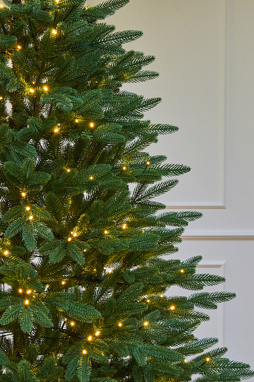 Елка с лампочками литая Пушкинская