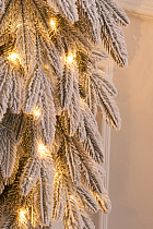 Гирлянда рождественская Романовская заснеженная с лампочками