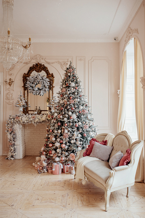 Ель искусственная заснеженная Ленинградская