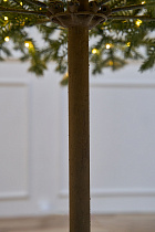 Ель искусственная Эми с лампочками заснеженная на штамбе