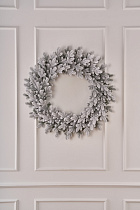 Венок рождественский заснеженный Византийский