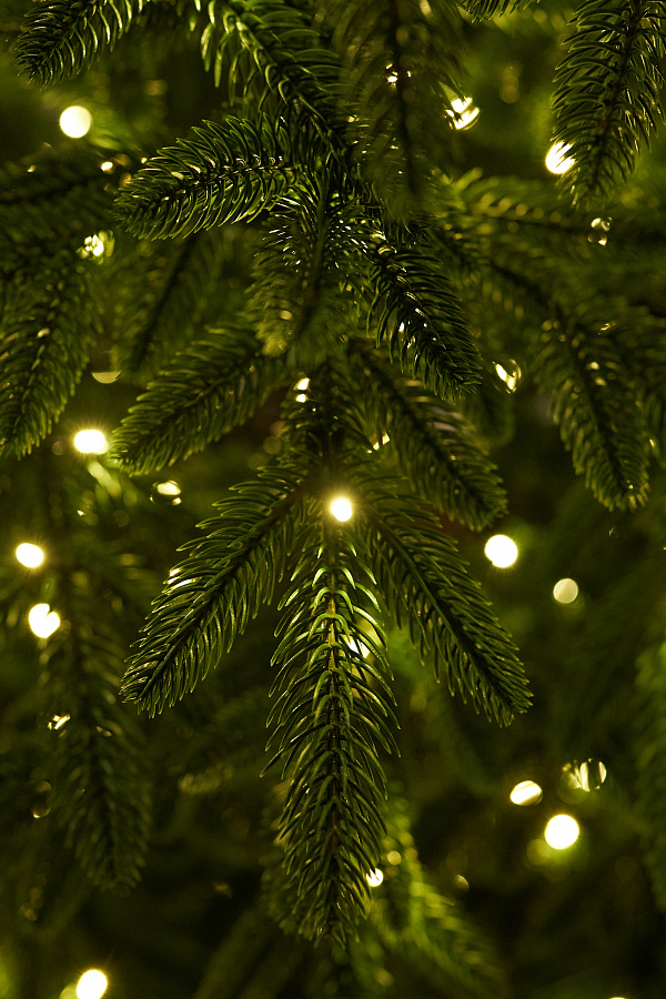 Елка с лампочками литая Пушкинская