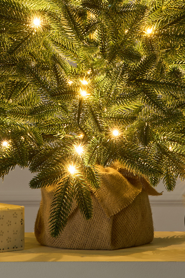 Ель настольная Романовская с лампочками