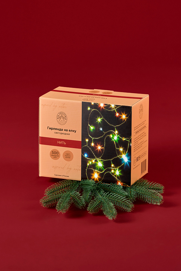 Светодиодная гирлянда нить 500 ламп 500L/M/G/R