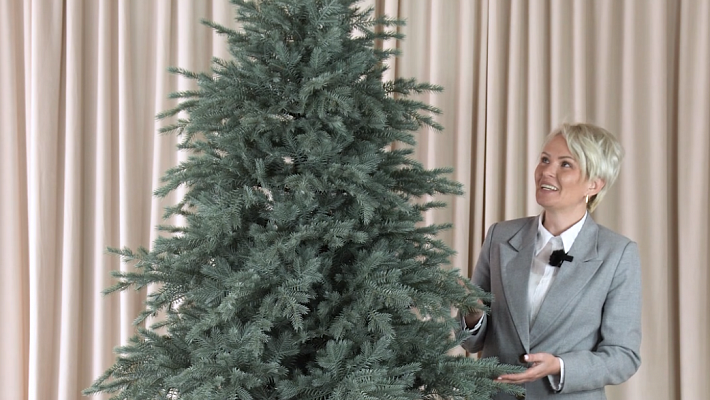 Ель искусственная литая Мурманская голубая