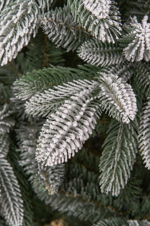 Ель искусственная премиум заснеженная Вологодская