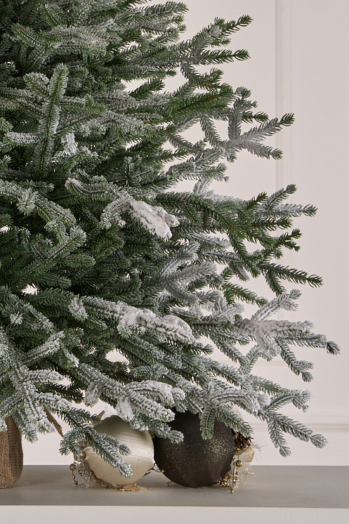 Ель искусственная Эми настольная иней