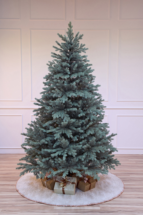 Ель искусственная литая Новгородская голубая