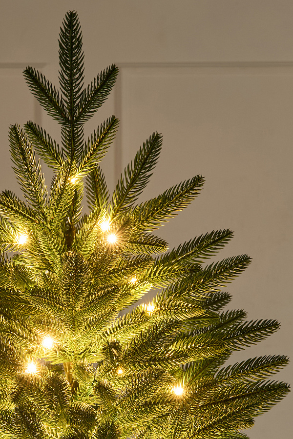 Ель настольная Романовская с лампочками