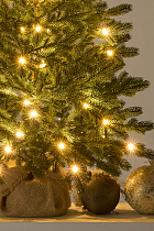 Ель настольная Византийская с лампочками