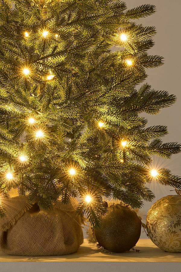 Ель настольная Византийская с лампочками