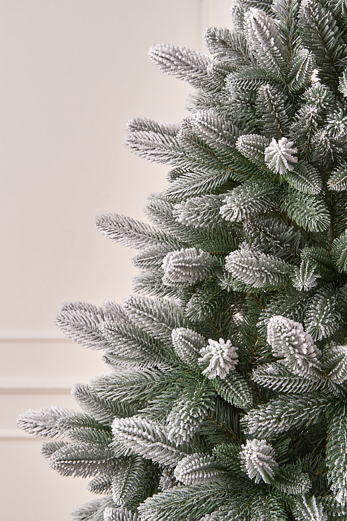 Ель искусственная премиум заснеженная Вологодская