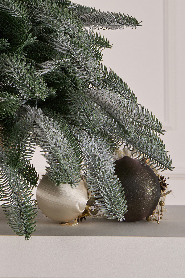 Ель искусственная Датская заснеженная настольная