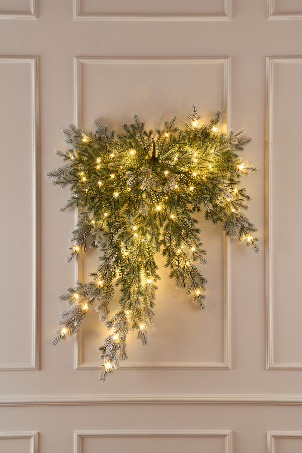 Фиджи бант иней с лампочками