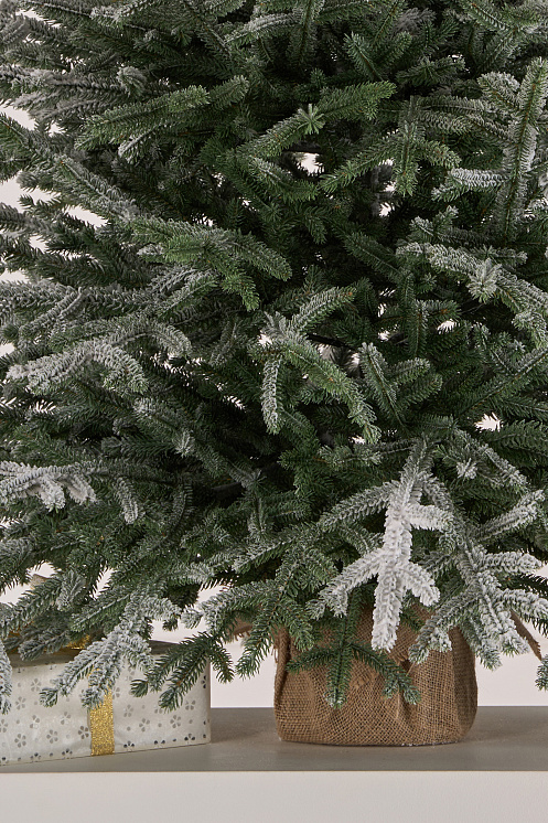Ель искусственная Эми настольная иней