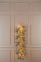 Гирлянда рождественская Романовская заснеженная с лампочками