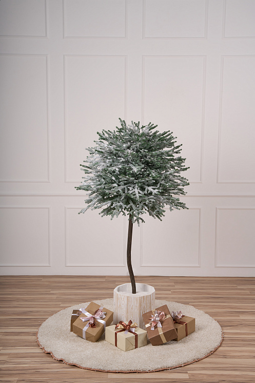 Ель искусственная заснеженная Эми на штамбе