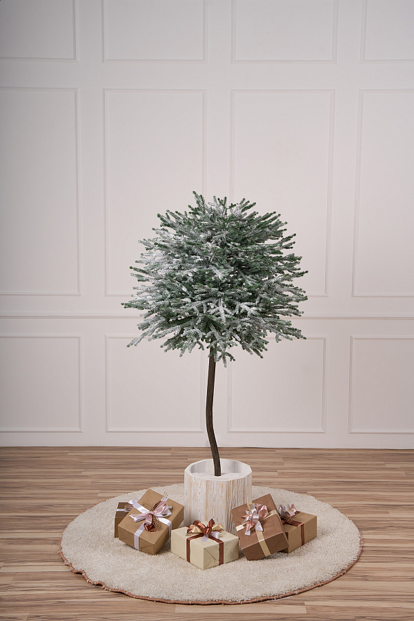 Ель искусственная заснеженная Эми на штамбе