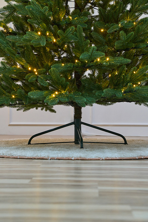 Елка с лампочками литая Пушкинская