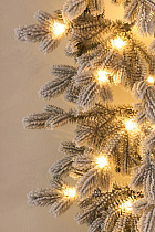 Гирлянда рождественская Византийская заснеженная с лампочками