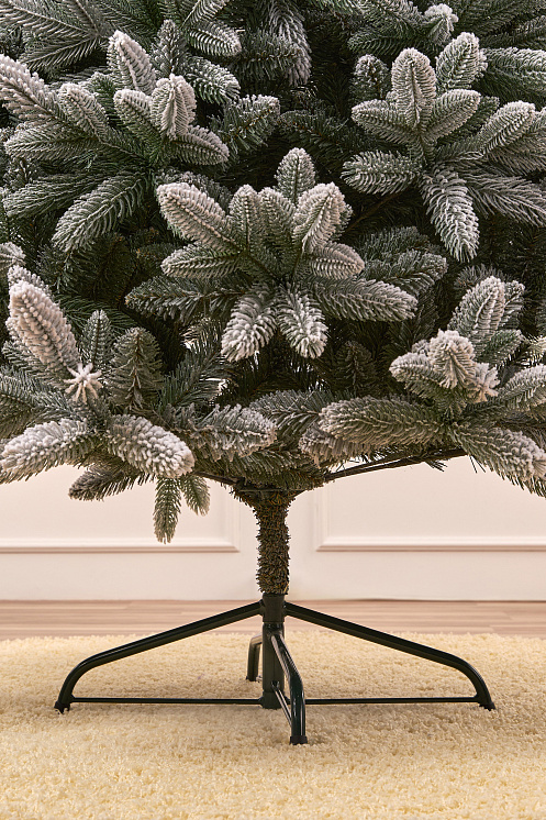 Ель искусственная премиум заснеженная Вологодская