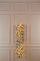 Гирлянда рождественская Византийская заснеженная с лампочками