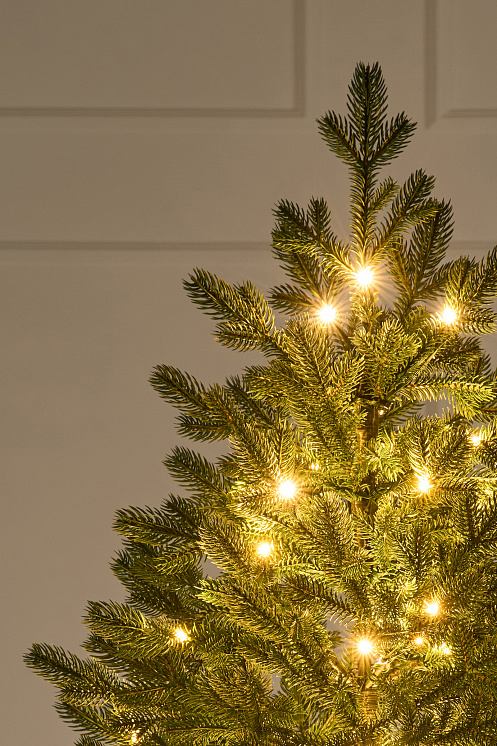 Ель настольная Византийская с лампочками