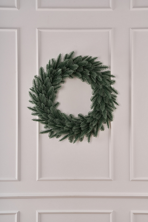 Венок рождественский Нобилис голубой