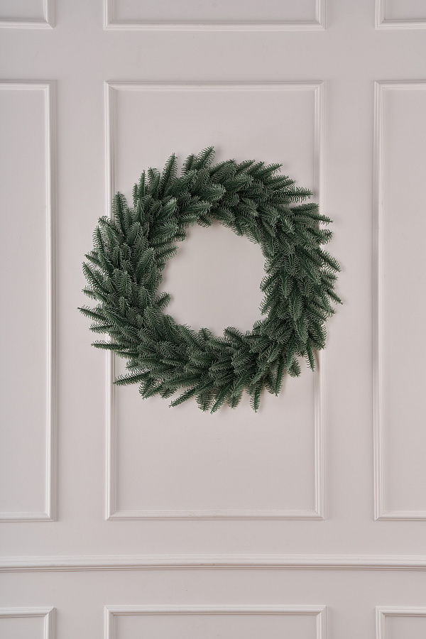 Венок рождественский Нобилис голубой